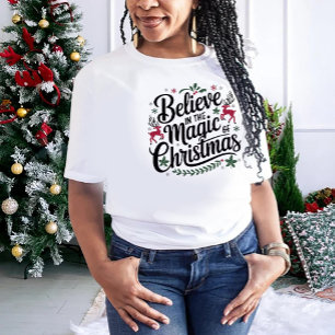 Tro på julens magi t shirt