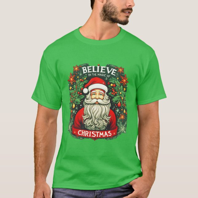 Tro på julfestens magi t shirt (Framsida)