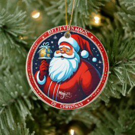 Tro på julfestens magiska Helgdag Julgransprydnad Keramik