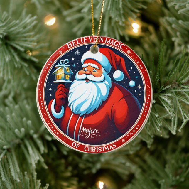 Tro på julfestens magiska Helgdag Julgransprydnad Keramik (Träd)