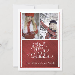 Tro på julfotkortets magi julkort