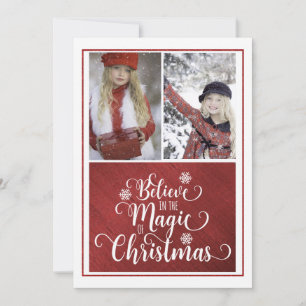 Tro på julfotkortets magi julkort