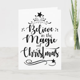 Tro på julkortets magi helgkort