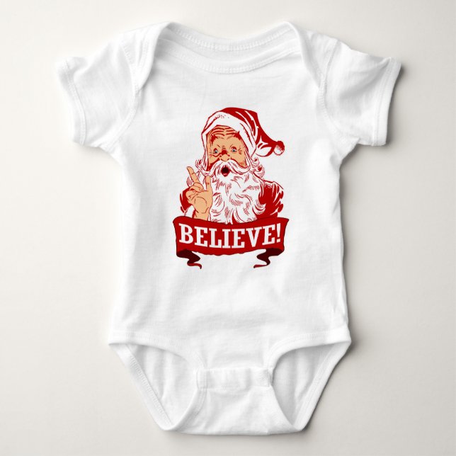 Tro på Jultomten T Shirt (Framsida)