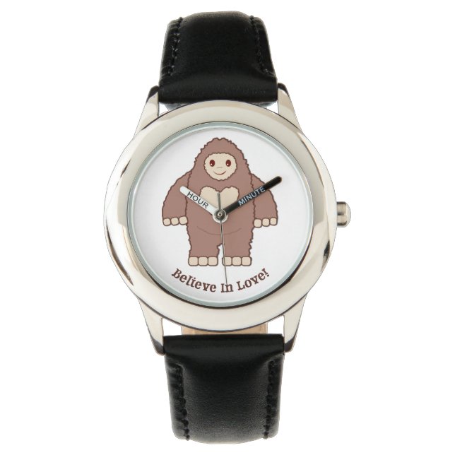 Tro på Kärlek Bigfoot Armbandsur (Framsida)