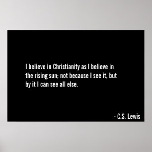 Tro på Kristus Poster