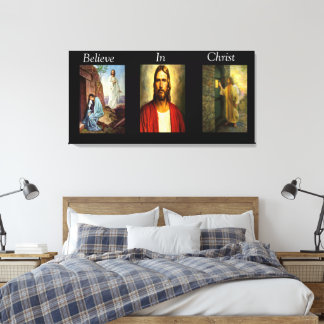 Tro på Kristus Wrapped Canvas 9