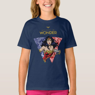 "Tro på " Logotyp för kvinnors Tecknad T Shirt