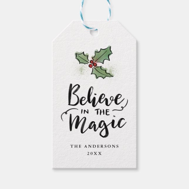 Tro på magi | HELGDAG Presentetikett (Framsidan)