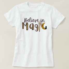 Tro på magi t shirt