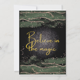 Tro på Magic Helgdag Card Julkort