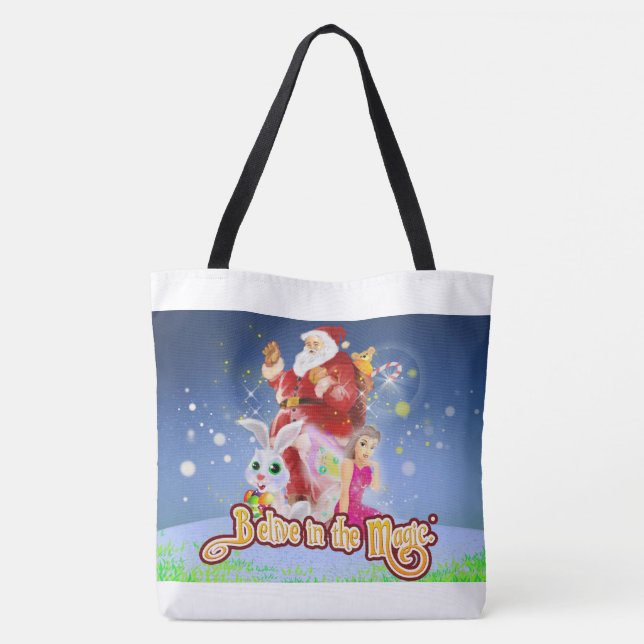 Tro på Magic Tote Bag Tygkasse (Baksida)