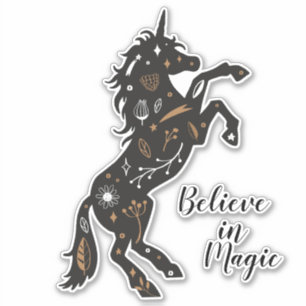 Tro på Magic Unicorn Klistermärken
