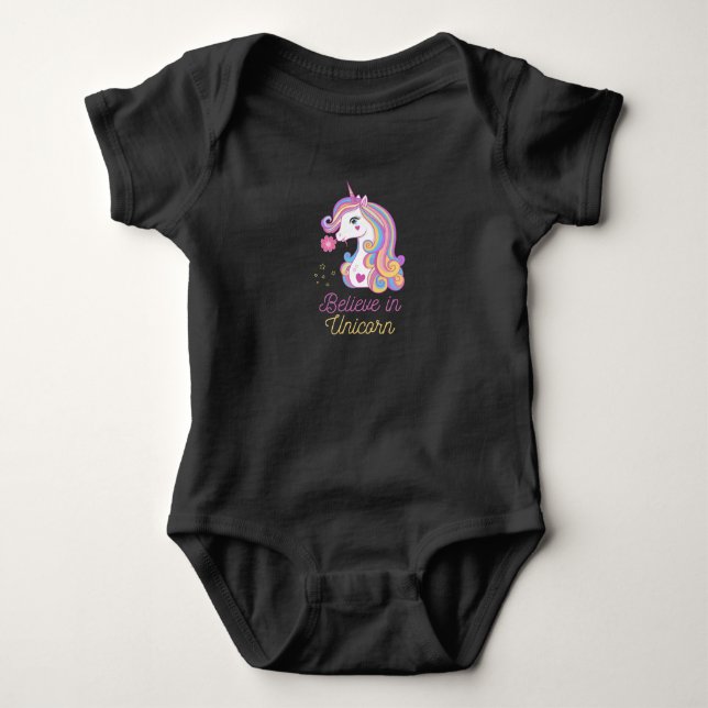 Tro på Magic Unicorn T Shirt (Framsida)
