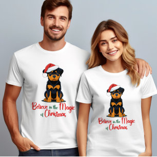 Tro på magin i julklappens Hund T Shirt
