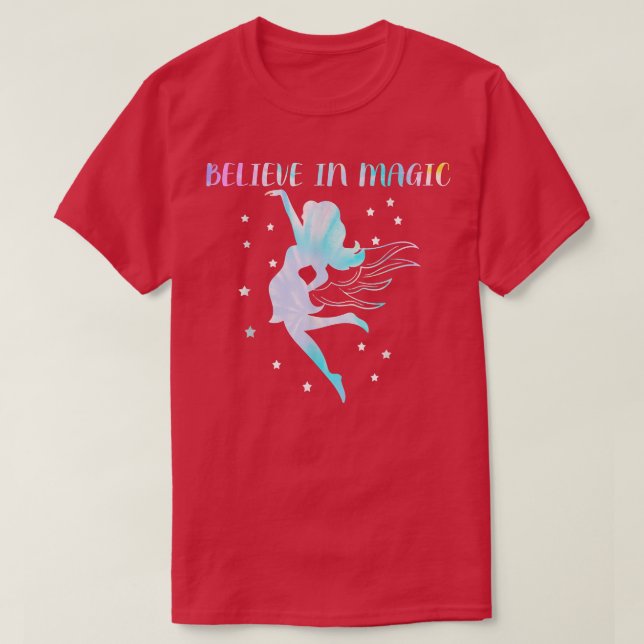 Tro på magiska Älvor T Shirt (Design framsida)
