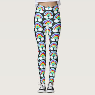 Tro på magnetisk retro-design leggings