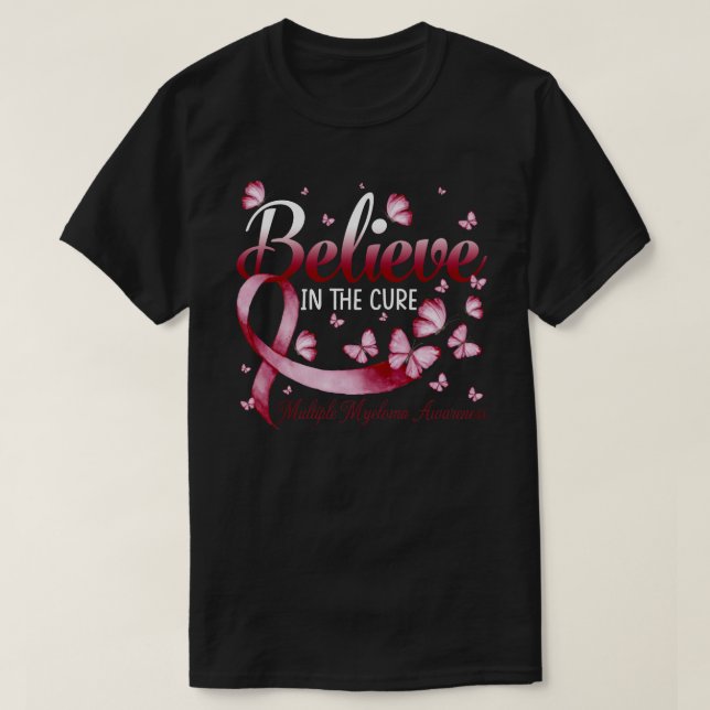 Tro på medvetandegörandet om Många Myeloma Bu T Shirt (Design framsida)