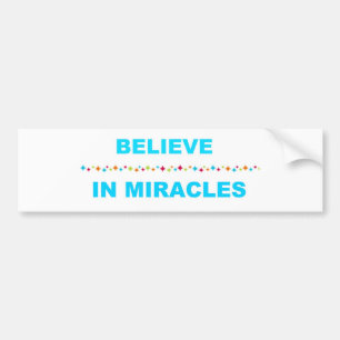Tro på Miracles Bildekal