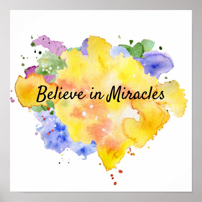 Tro på Miracles Poster (Framsidan)