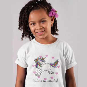 Tro på Miracles! Unicorn T-Shirt - Anpassa