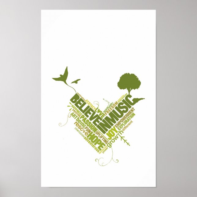 Tro på Music Poster (Framsidan)