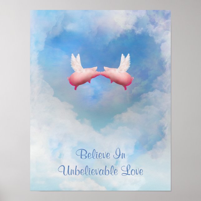 Tro på otroliga Kärlek Poster (Framsidan)
