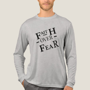 Tro På Över Rädsla – Räddad Genom Nåde Kristet Trö T Shirt