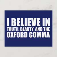 Tro på Oxford Comma Humor