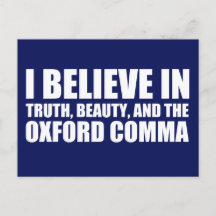 Tro på Oxford Comma Humor