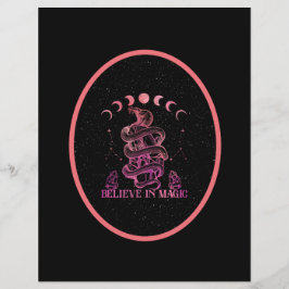 Tro på Papper i Magic Celestial Wiccan Scrapbook