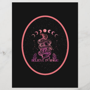 Tro på Papper i Magic Celestial Wiccan Scrapbook