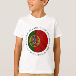"Tro på Portugal" Officiell supporter till landsla T Shirt