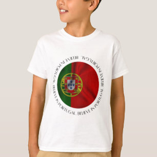 "Tro på Portugal" Officiell supporter till landsla T Shirt