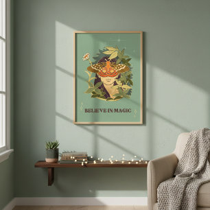 Tro på Poster av magiska fjäril