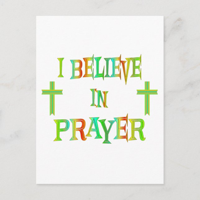Tro på Prayer Vykort (Framsida)