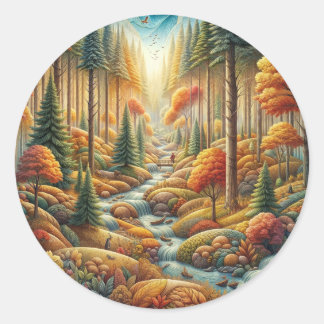 tro på rädsla runt klistermärke