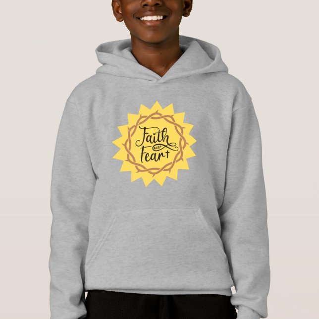 tro på rädsla t shirt (Framsida)