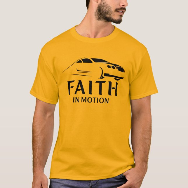 Tro på rörelse  t shirt (Framsida)