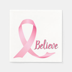 Tro på Rosa via menyfliksområdet bröstcancer Pappersservett