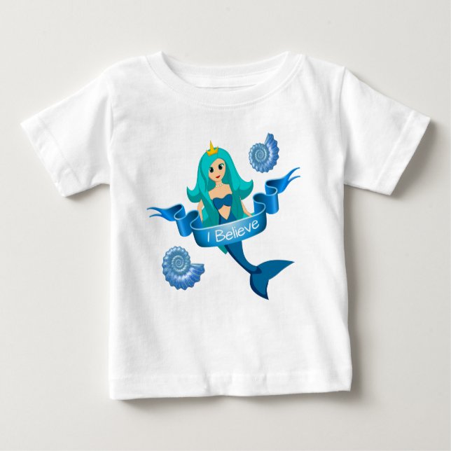 Tro på Sjöjungfru Princess T Shirt (Framsida)
