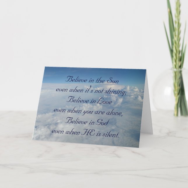 Tro på Sol Kort (Framsida)