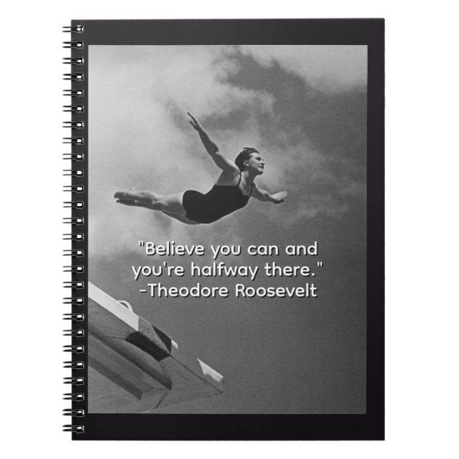 Tro på Theodore Roosevelt Anteckningsbok (Framsidan)