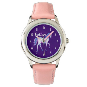 Tro på Unicorn i pastellfärgerna Armbandsur