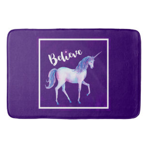 Tro på Unicorn i pastellfärgerna Badrumsmatta