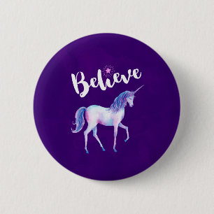 Tro på Unicorn i pastellfärgerna Knapp