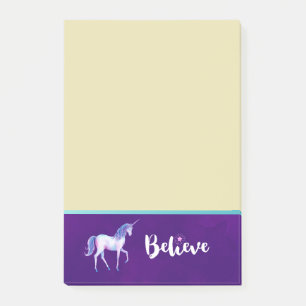 Tro på Unicorn i pastellfärgerna Post-it Block
