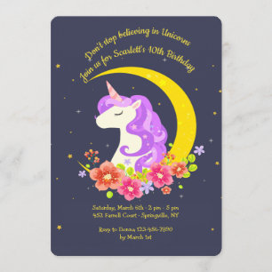 Tro på Unicorns-inbjudan Inbjudningar