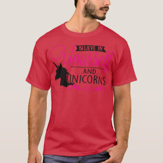 Tro på unicorns t shirt
