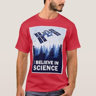 Tro på vetenskap t shirt